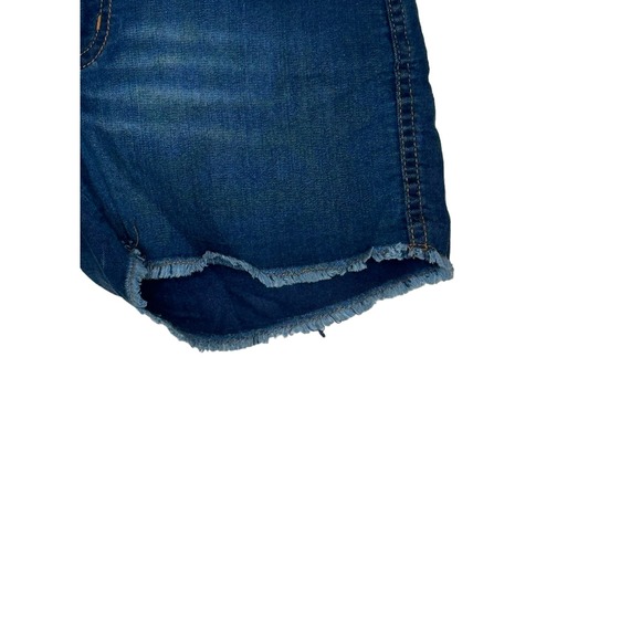 Nightcap Women's Jean Shorts Mid-Rise Cut-Off 5-Pocket Stretch Denim Blue Sz. 26 - Picture 2 of 10